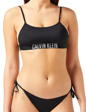 Bustiera de baie Calvin Klein, negru
