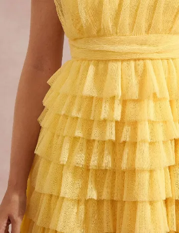 Rochie scurta SHEIN, galben