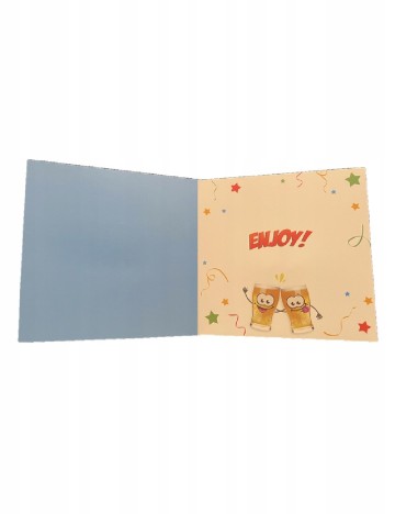 Felicitare OutletMag, mix culori