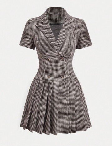 Rochie scurta SHEIN, maro