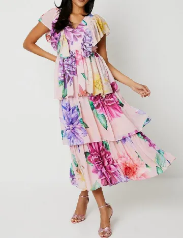 Rochie medie Coast, floral print