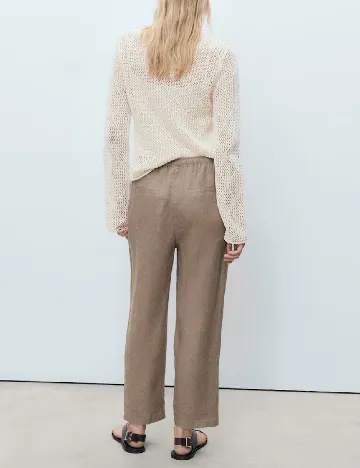 Pantaloni Mango, maro Maro