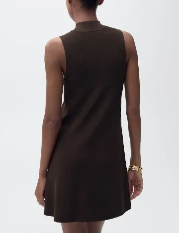 Rochie scurta Mango, maro