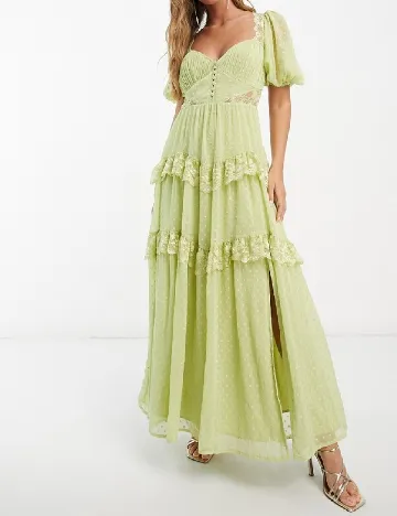 Rochie lunga ASOS, verde