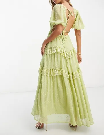 Rochie lunga ASOS, verde