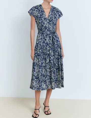 Rochie medie Mango, bleumarin