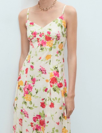 Rochie medie Mango, floral print