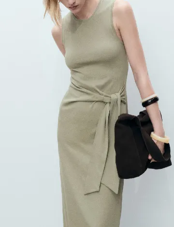 Rochie lunga Mango, verde