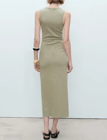 Rochie lunga Mango, verde