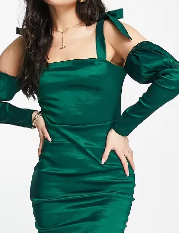 Rochie scurta NAANAA, verde