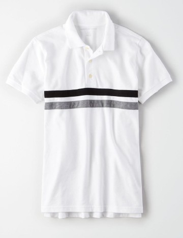 Tricou American Eagle, alb