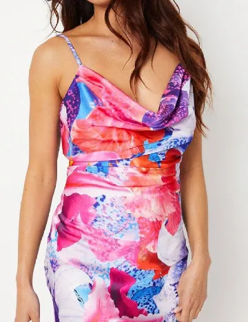 Rochie lunga Coast, mix culori