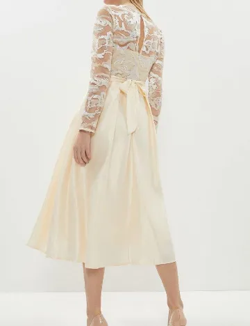 Rochie medie Coast, crem Crem
