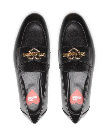 Mocasini Love Moschino, negru