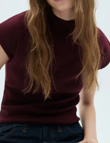 Bluza Mango, visiniu