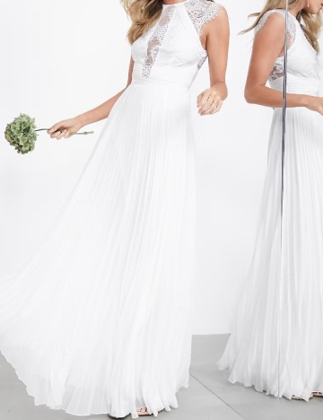 Rochie lunga ASOS, alb