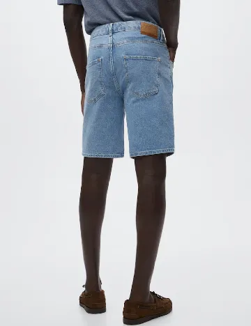 Pantaloni scurti Mango, albastru
