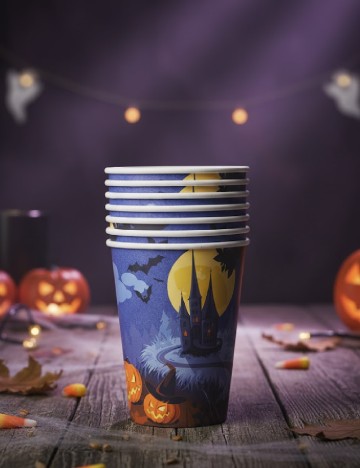 Set pahare 8 bucati DLP Industry, albastru