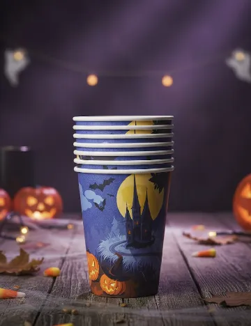 Set pahare 8 bucati DLP Industry, albastru