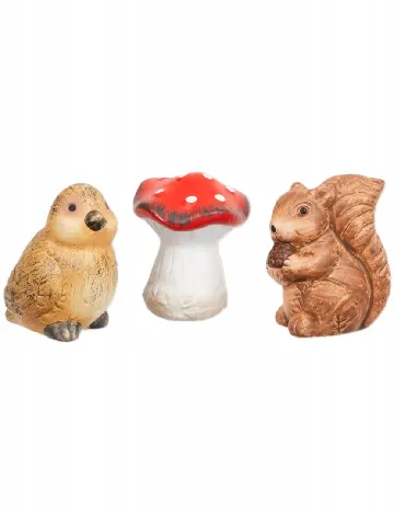 Set figurine ornamentale 3 bucati Zd Trading, mix culori