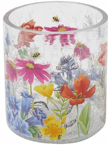 Suport lumanare Home Accents, floral