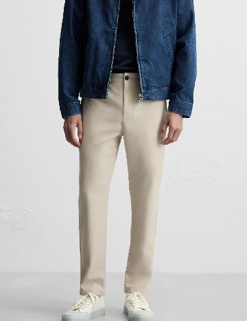 Pantaloni Zara, bej