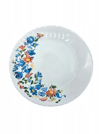 Set farfurii 6 bucati OutletMag, alb