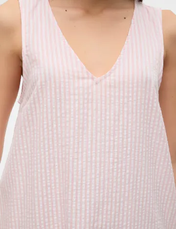 Rochie medie Vero Moda, roz