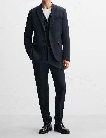 Pantaloni Zara, bleumarin