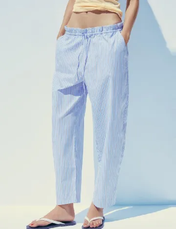 Pantaloni Zara, albastru