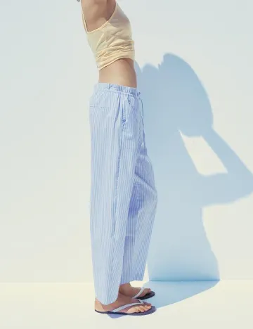 Pantaloni Zara, albastru