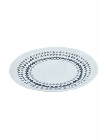 Set farfurii 6 bucati OutletMag, alb