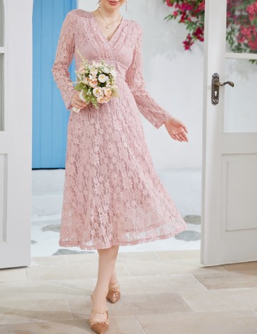 Rochie medie SHEIN, roz