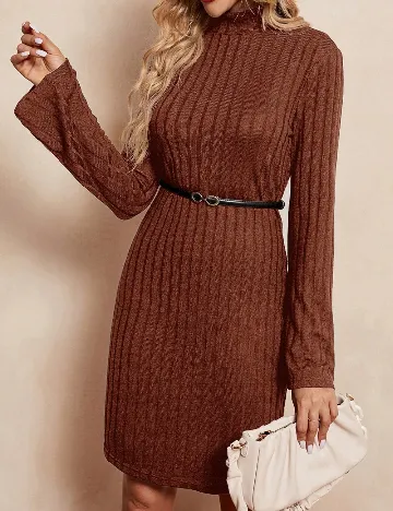 Rochie scurta SHEIN, maro