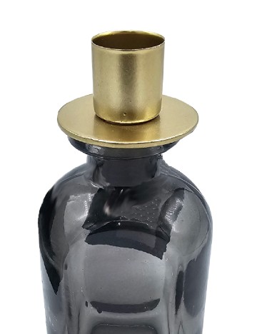 Suport lumanare Home Accents, negru