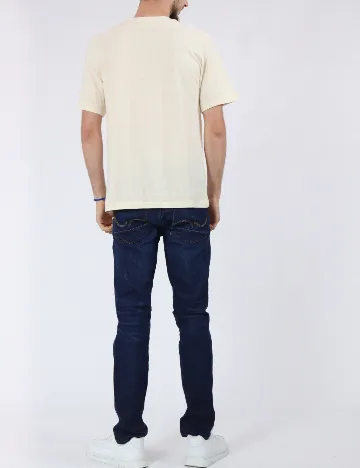Tricou Jack&Jones, crem
