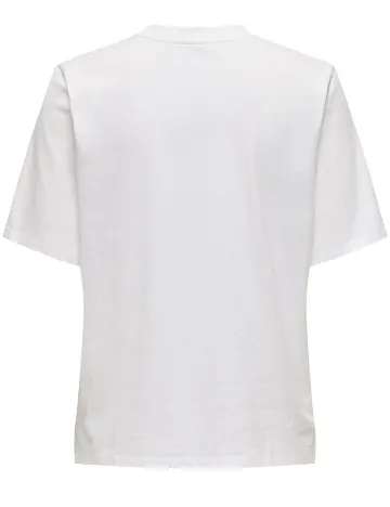 Tricou Only, alb