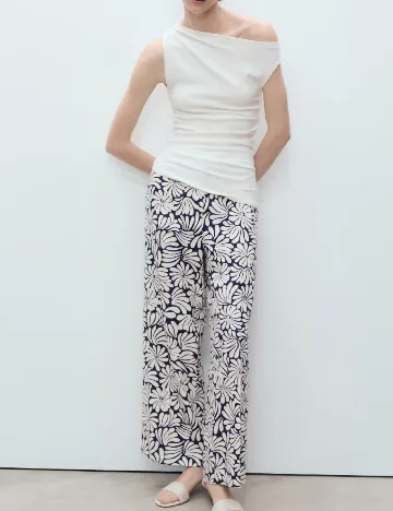 Pantaloni Mango, bleumarin