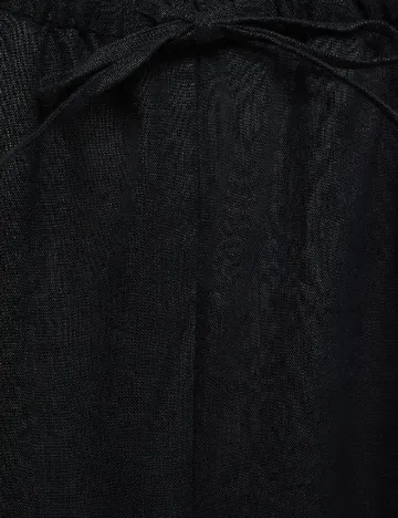 Pantaloni Mango, negru Negru
