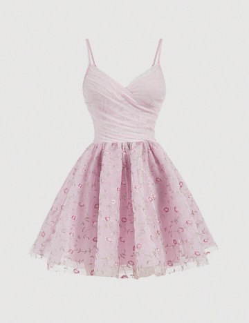 Rochie scurta SHEIN, roz