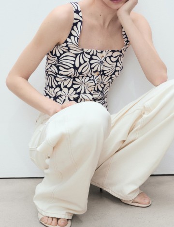 Top Mango, bleumarin inchis