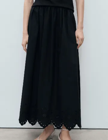 Fusta Mango, negru