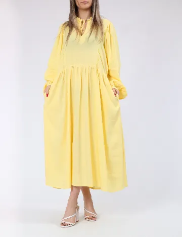 Rochie lunga Vero Moda, galben Galben