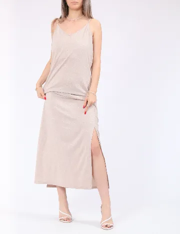 Rochie lunga Vero Moda, crem Crem