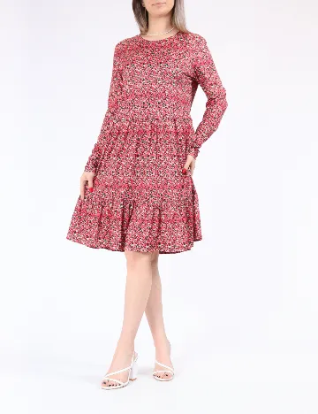 Rochie scurta Vero Moda, rosu Rosu