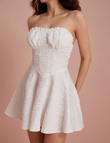 Rochie scurta SHEIN, alb
