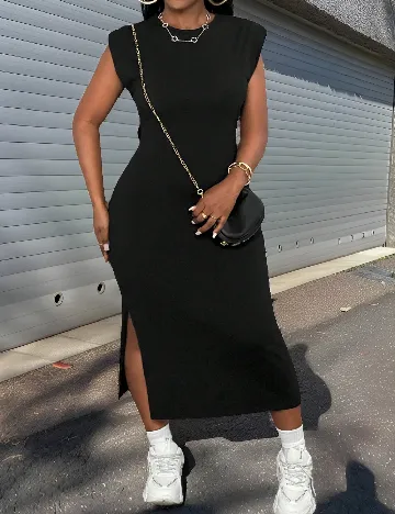 Rochie medie SHEIN, negru Negru