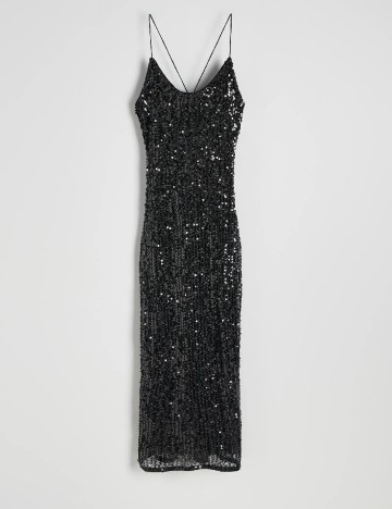 Rochie medie Reserved, negru