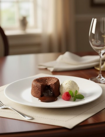 Farfurie pentru desert, alb