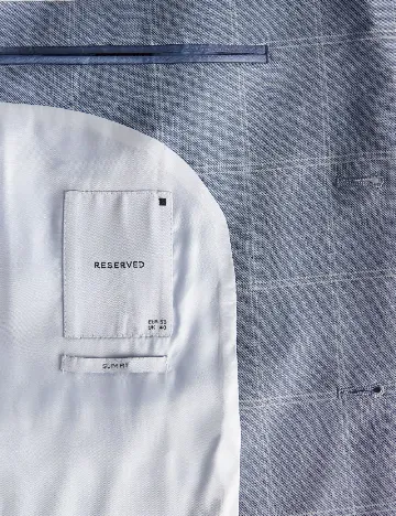 Sacou Reserved, albastru